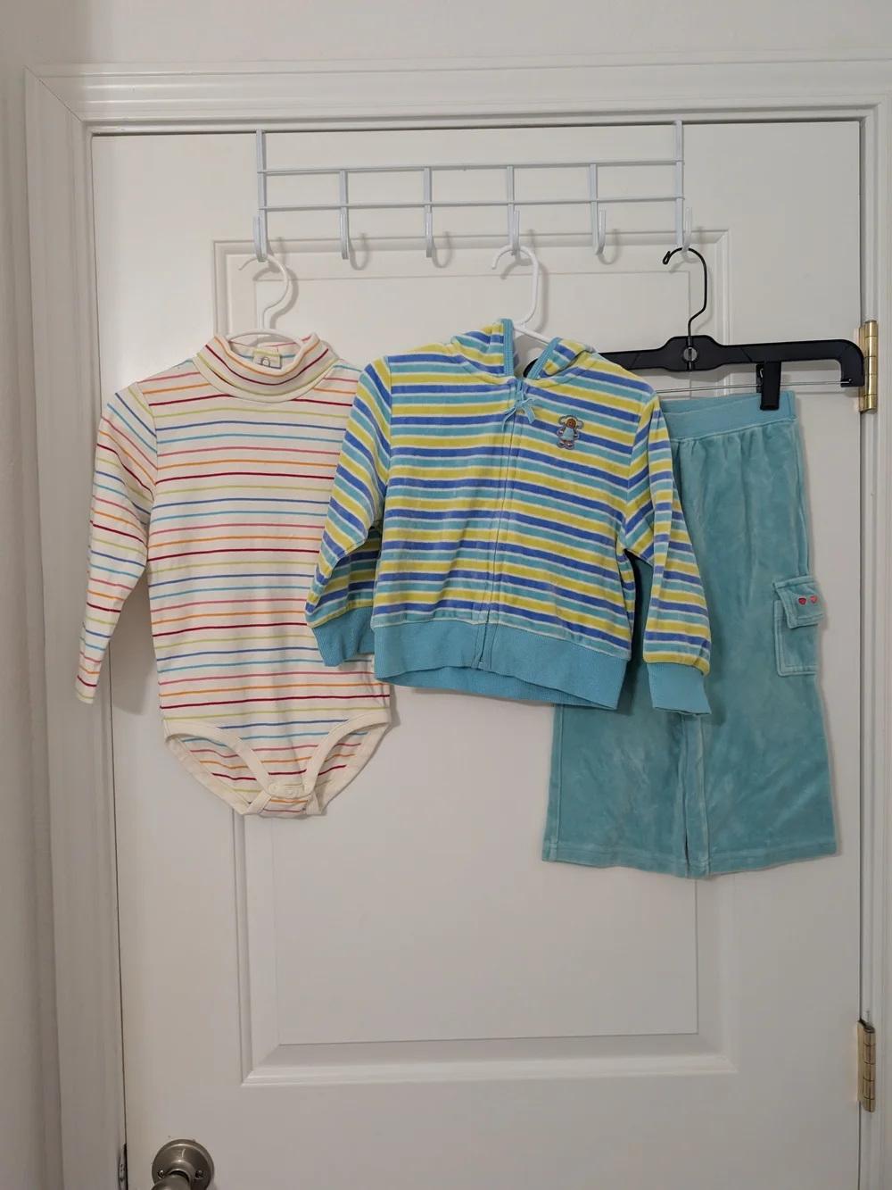 Vintage Y2K Gymboree Sugar & Spice 3T 3 Piece Velour Outfit Set